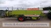 CLAAS QUADRANT 1200 square baler c/w pto shaft (used this season) - 2