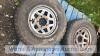 2 x KELLY 215 R15 wheels & tyres